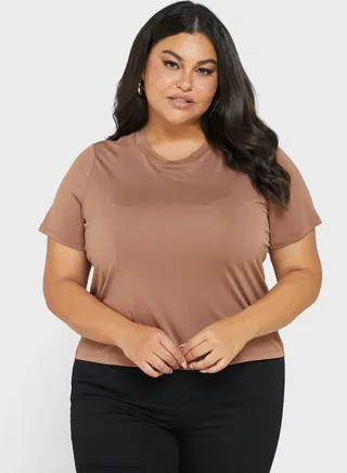 Crew Neck Knitted Top 