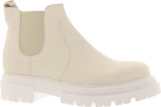 Lola Chelsea Womens Leather Ankle Combat & Lace-up Boots