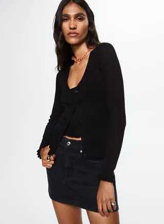 Scoop Neck Cardigan 