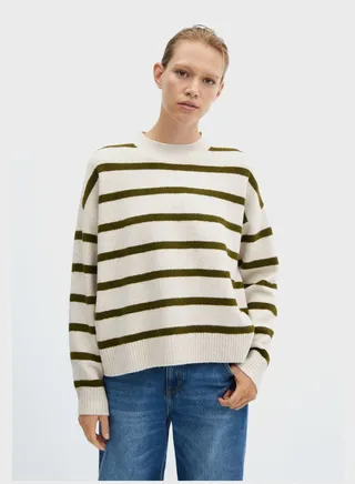 Crew Neck Knitted Sweater 