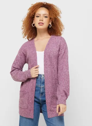 Pocket Detail Knitted Cardigan