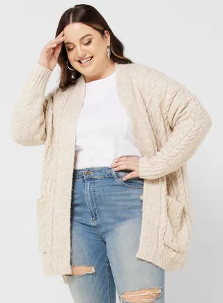 Pocket Detail Knitted Cardigan 