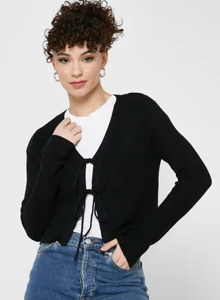 Tie Detail Cardigan 