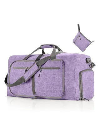Travel Duffel Bag  115L Foldable Travel Duffel Bag with Shoe Compartment 