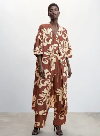 Floral Print Kaftan 