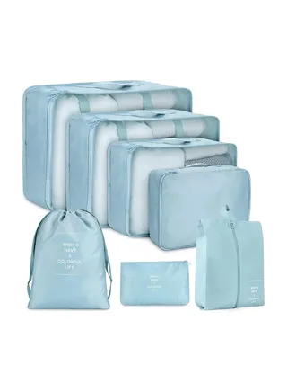 7 In 1 Waterproof Travel Luggage Bag for Clothes Shoes Storage 