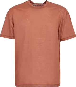Linen Round Neck T-shirt