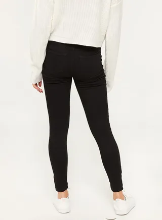 Super Soft High Rise Jeggings Black 