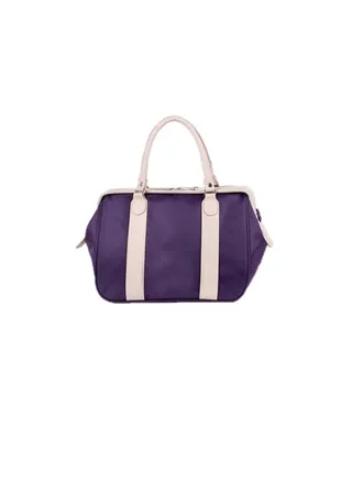 Multifunctional Large Capacity Short Distance Travel Handheld Duffel Bag Purple 