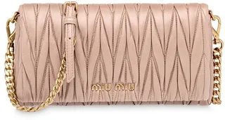 Matelassé leather mini bag