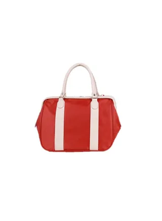 Multifunctional Large Capacity Short Distance Travel Handheld Duffel Bag Dark Orange 