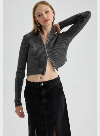 Button Detail Cardigan 