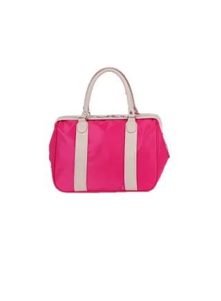 Multifunctional Large Capacity Short Distance Travel Handheld Duffel Bag Pink 