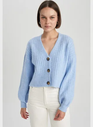 Button Detail Cardigan 