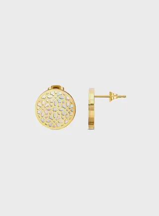 Chain Detailed Stud Earrings