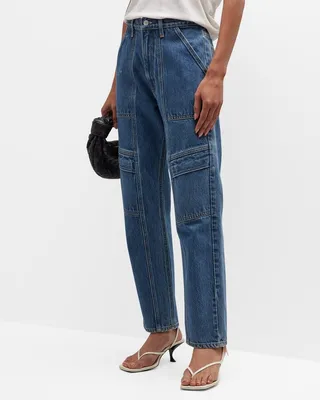 Cooper Relaxed Straight Cargo Jeans
