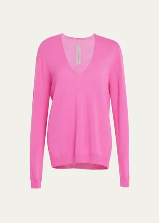 V-Neck Wool Sweater