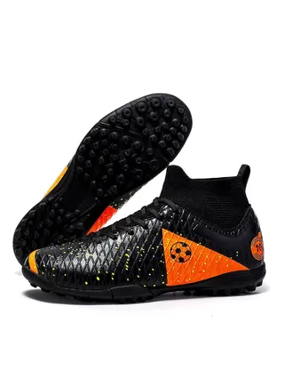 Youth Boys Outdoor Indoor Professional Unisex Football Shoes 