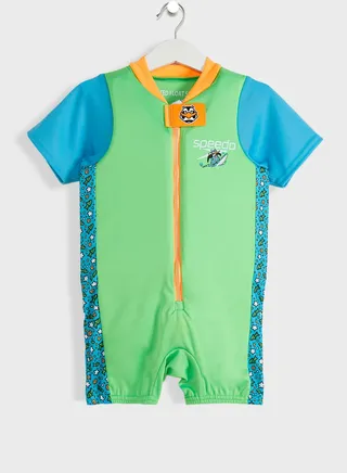 Kids Logo Printed Float Suit 
