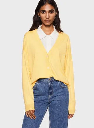 Button Detail Cardigan 