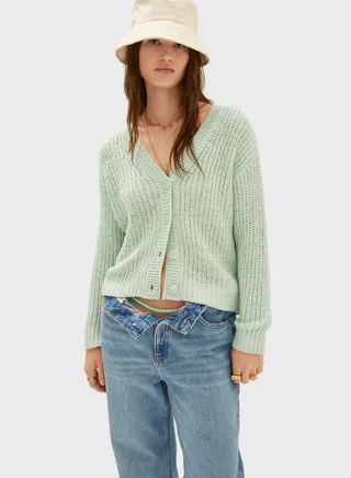 Button Detail Cardigan 