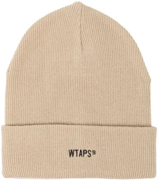 Logo-Embroidered Rib-Knit Beanie