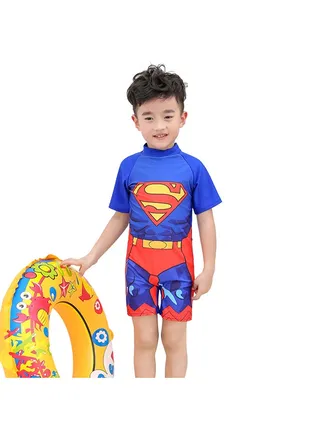 Cartoon Kids Swimsuit Multicolour 