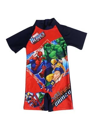 Cartoon Kids Swimsuit Multicolour 