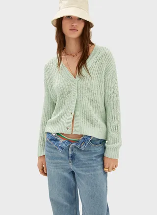 Button Detail Cardigan 