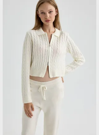 Button Detail Cardigan