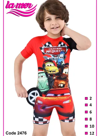 cars character la Mer swimwear 