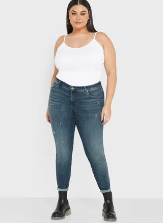 High Waist Skinny Jeans 