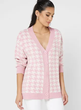Houndstooth Cardigan