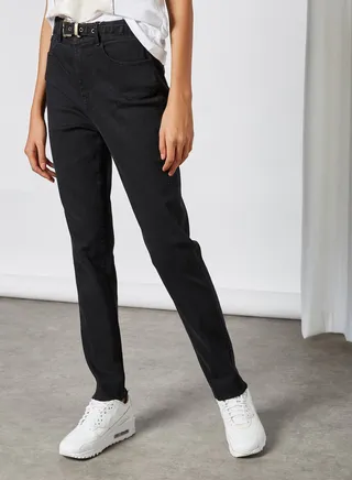 Dual Pocket Slim Fit Jeans Black 