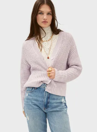 Button Detail Cardigan 