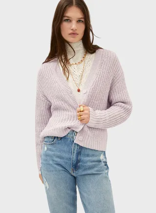 Button Detail Cardigan 