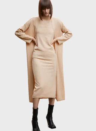 Longline Knitted Cardigan 