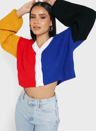 Colorblock Cardigan 