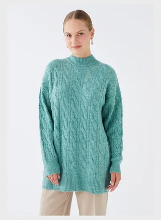 High Neck Cardigan 