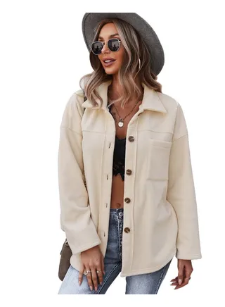 Thick Cardigan Sweater Beige 