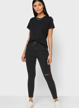 High Waist Skinny Jeans 