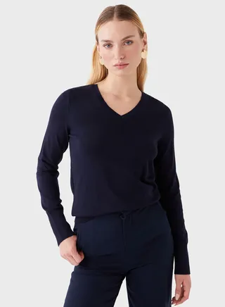 V-Neck Knitted Sweater 