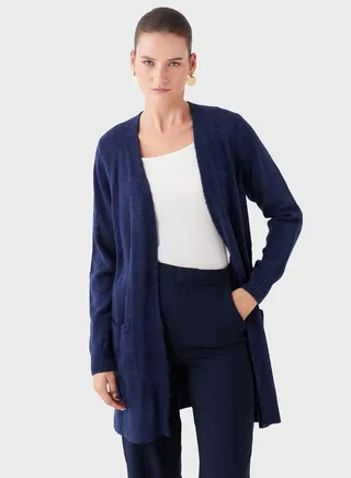 Pocket Detail Knitted Cardigan 