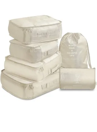 6-Piece Waterproof Luggage Set 