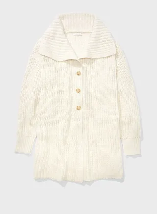 Knitted Longline Cardigan 