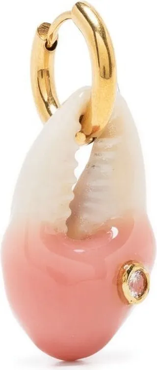 Frances cowrie-shell earring