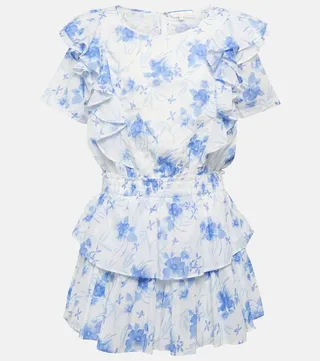 Natasha floral cotton minidress
