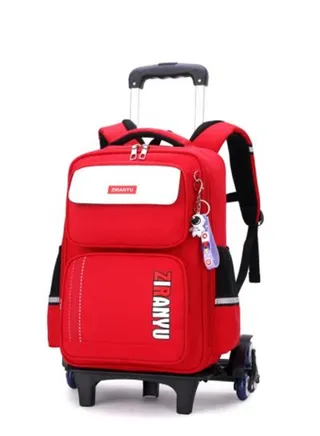 Rolling Backpack Travel Trolly BookBag School Wheeled Backpack for Boys Girls Kids Luggage School Bag with Wheels Trolley Backpack 