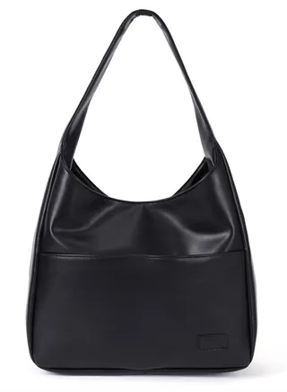 Faux Leather Tote Bag for Women, Elegant Shoulder Bag, Ideal for College, Work, Leather Handbag, Stylish Purse 