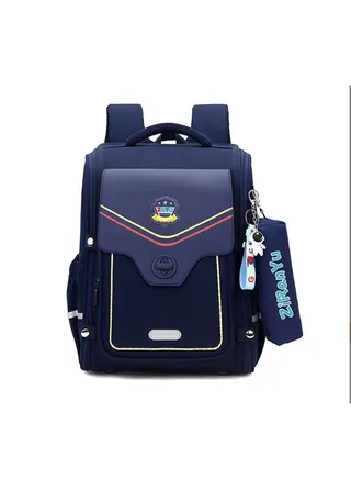 Boys Trolley School Bags Large Capacity Kids' Bookbag Students Rolling Backpack Travel Wheeled Kids' Luggage Bag for Elementary Girls Schoolbag 